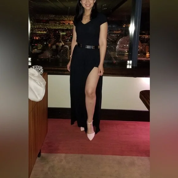 GUESS Daena Slit Palazzo Pants Small Size - Picture 2 of 3